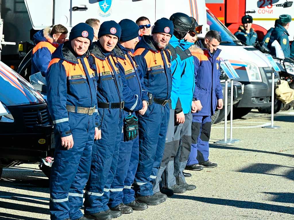 Масштабные учения экстренных служб прошли в горах Сочи