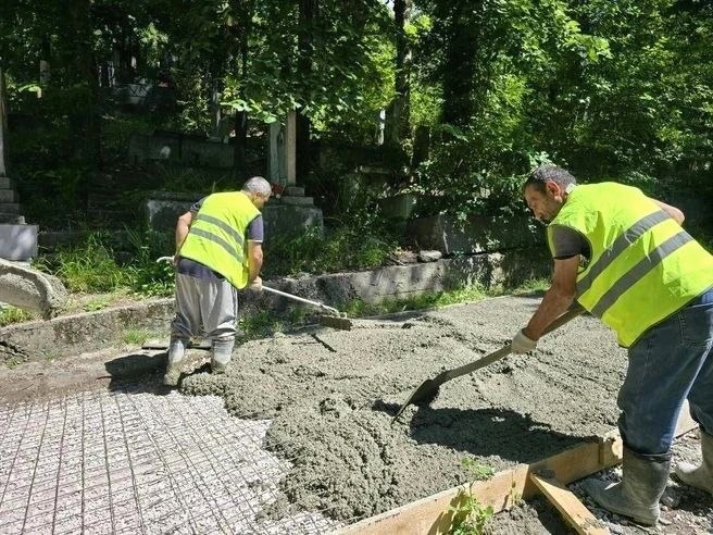 Ремонт крупнейшего кладбища начался в Хостинском районе Сочи